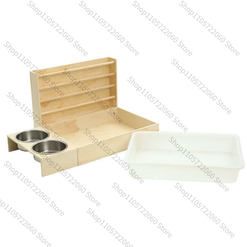 Pet Feeders - Ahşap Tavşan Saman Yemliği, Minimalist Ahşap