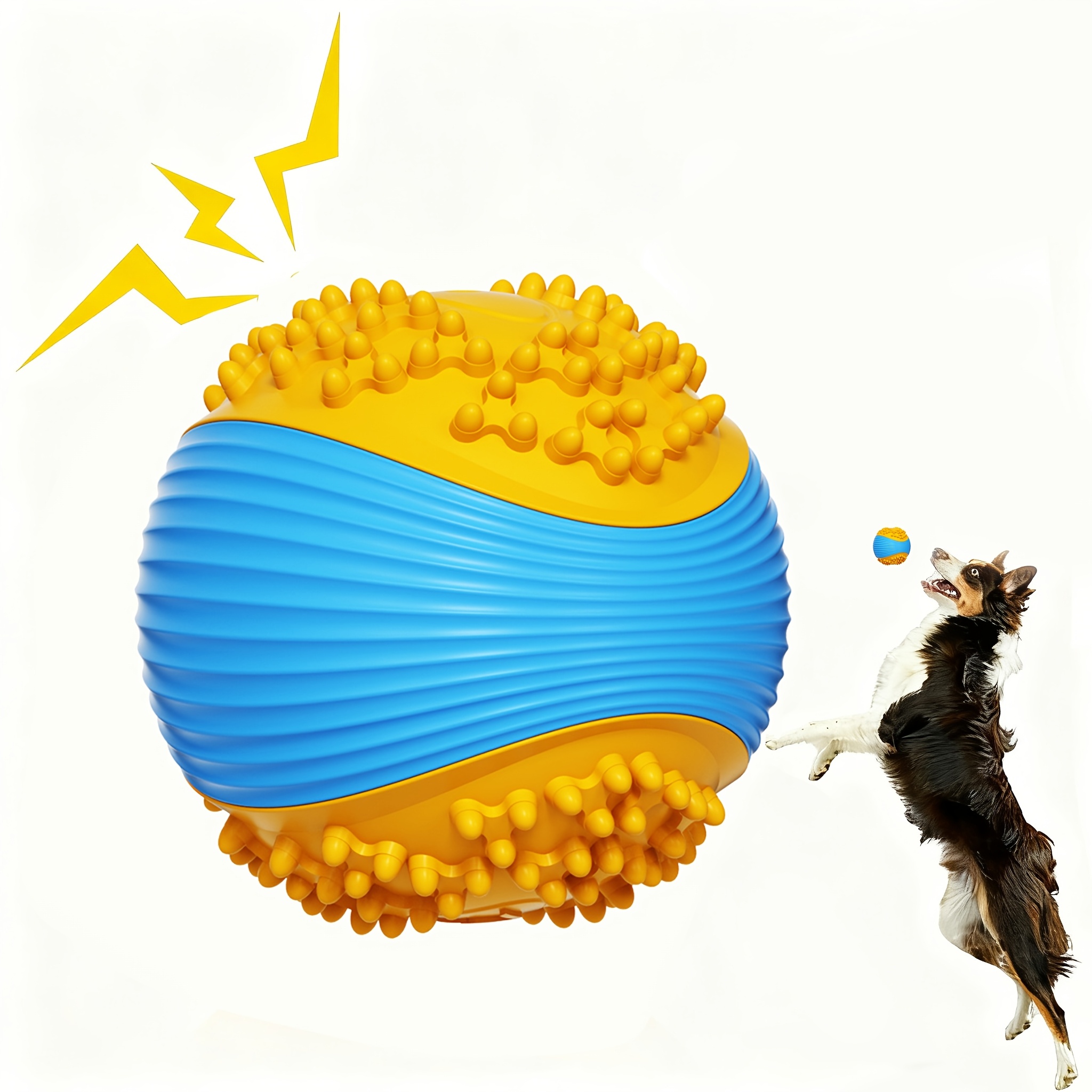 Indestructible Dog Chew Toy - Yıkılmaz Köpek Sesli Top Oyuncağı, Agresif