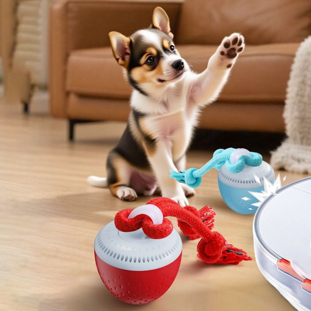Automatic Moving Dog Ball - Isırmaya Dayanıklı Akıllı Evcil Hayvan Oyuncak