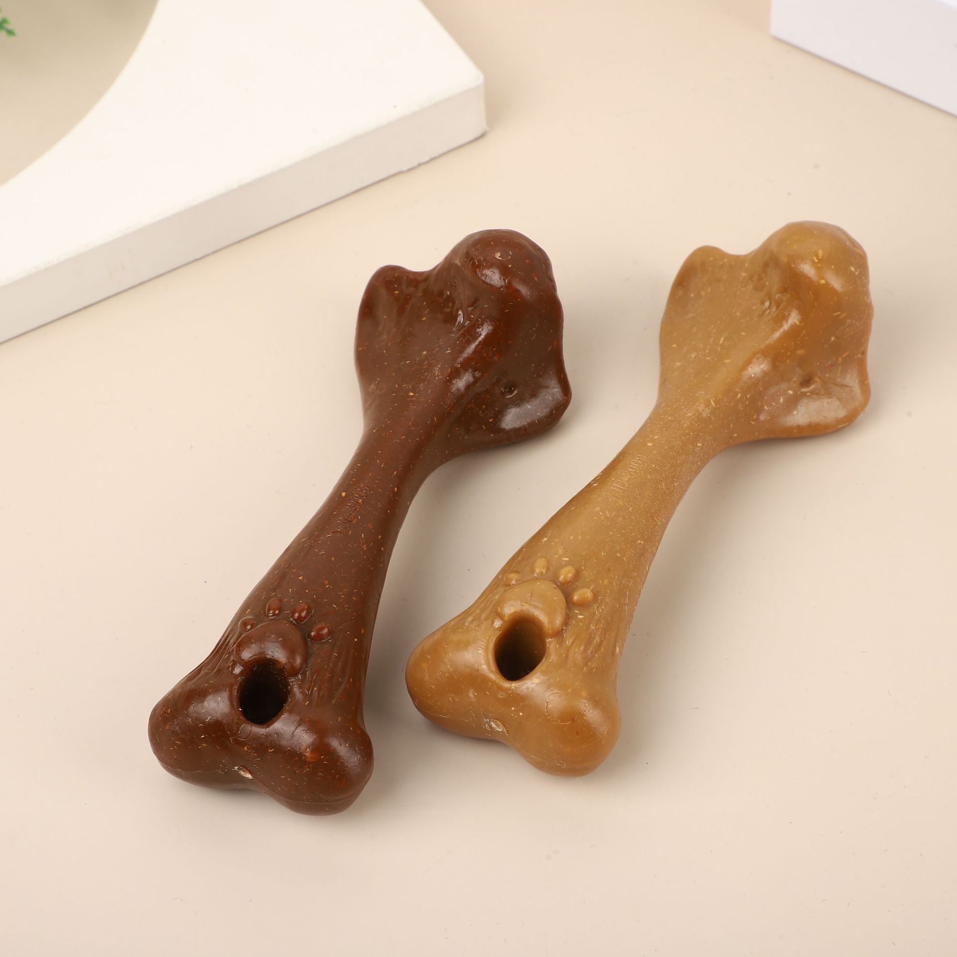 Teeth Cleaning Dog Chew Bone - Evcil Hayvanlar İçin Büyük Kemik Tasarımlı,