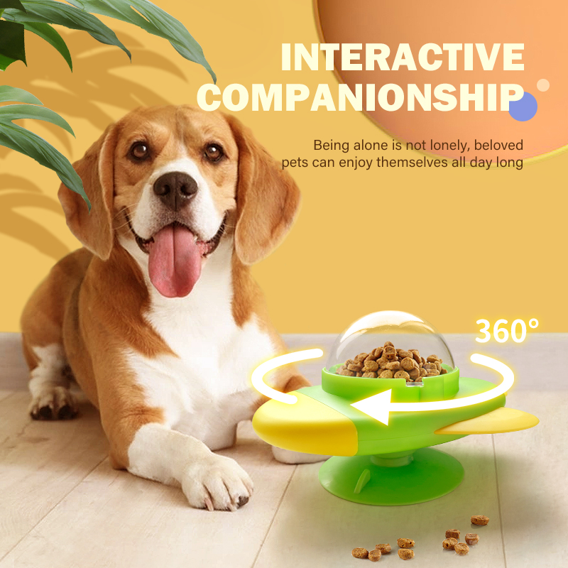Dog Puzzle Feeder Toy - Roket Şeklinde Dönen Kedi Köpek Bulmaca