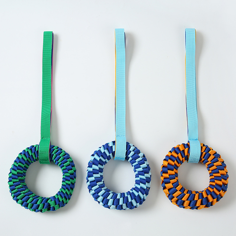 Dog Rope Toy Aggressive Chewers - Yıkılmaz Köpek Çiğneme Oyuncağı Donut, Agresif