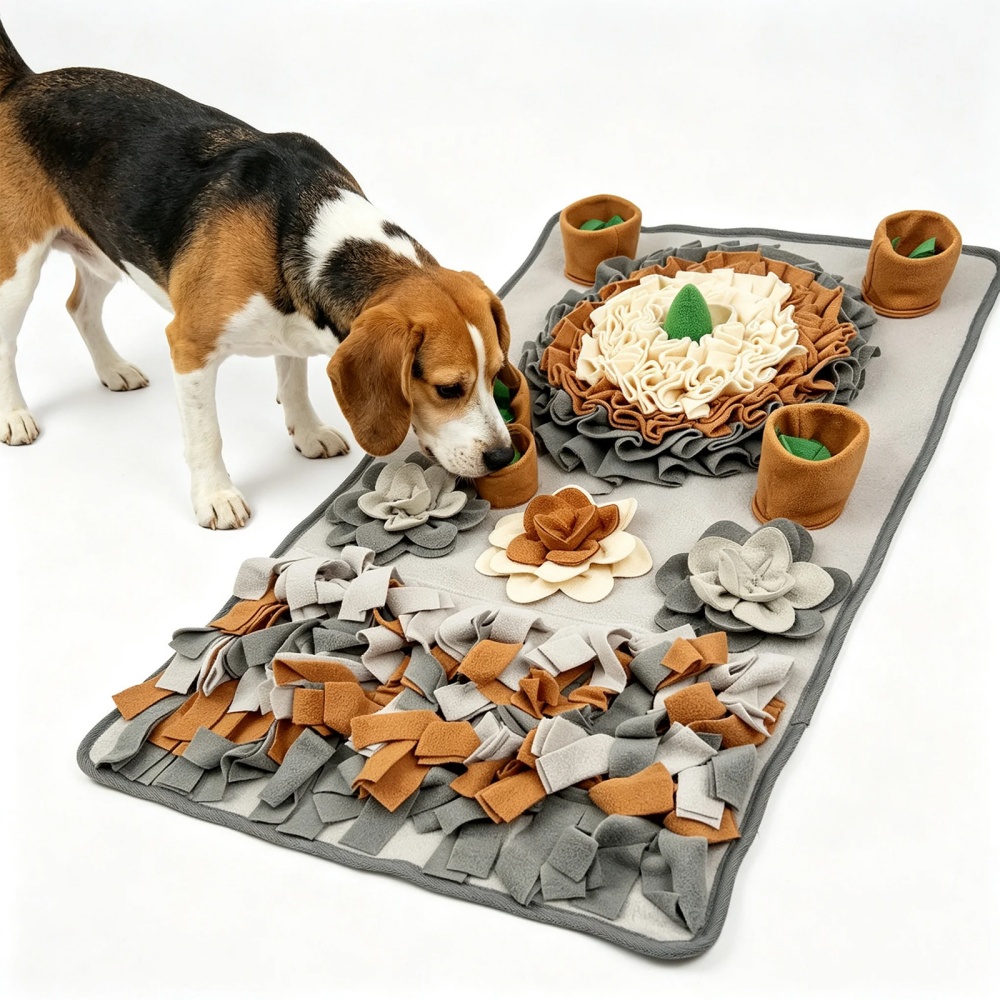 Snuffle Mat For Dogs - Çok Katmanlı Yiyecek Saklama Tasarımlı Evcil