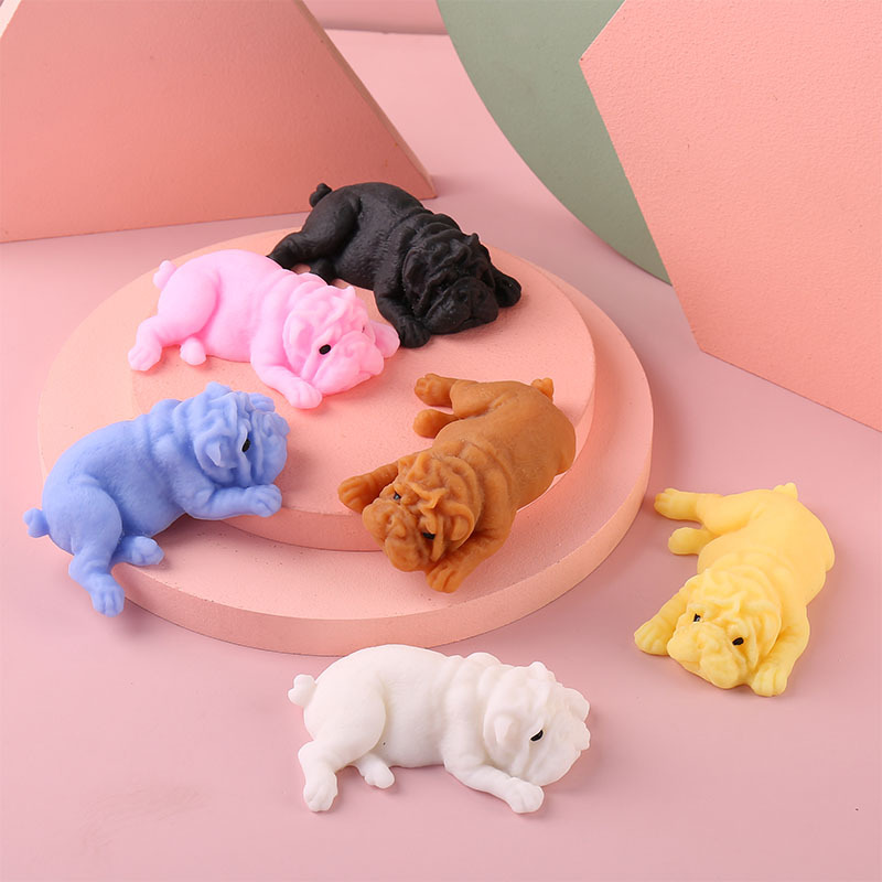 Interactive Squeaky Plush Dog Toy - Squishy Köpekler Anime Fidget Oyuncaklar Bulmaca