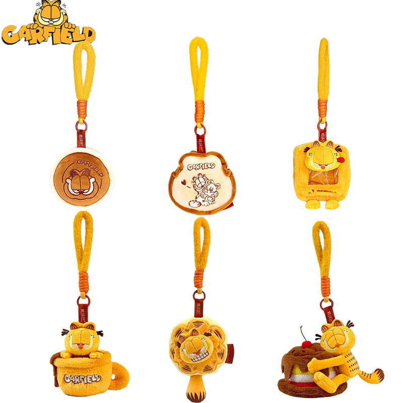 Dog Toys - 10CM Orijinal Garfield Peluş Oyuncaklar Kawaii
