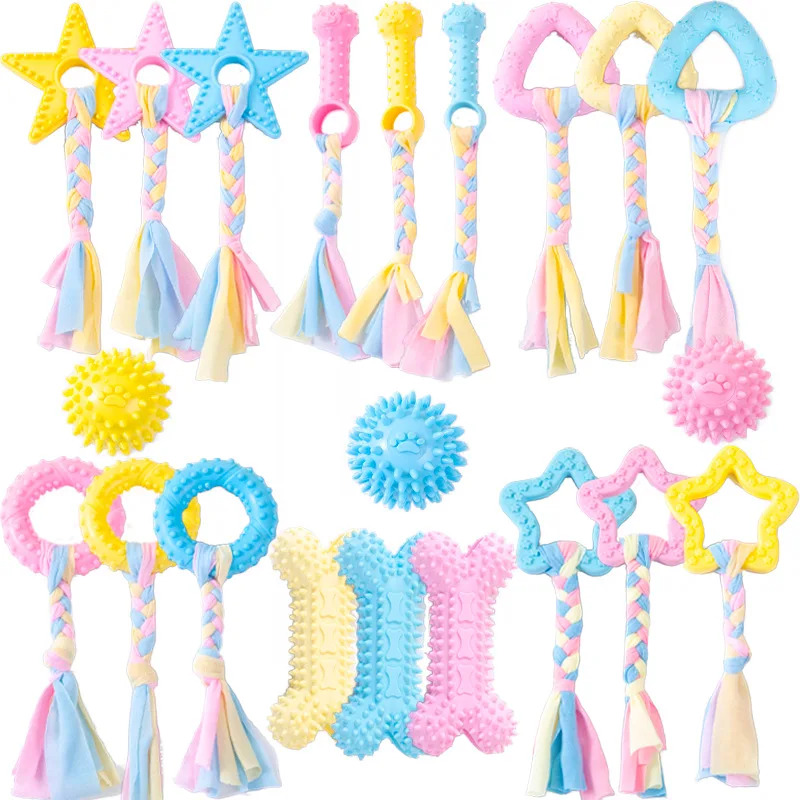 Teeth Cleaning Dog Chew Bone - Ağır Çiğneyiciler İçin Dayanıklı Kauçuk Köpek