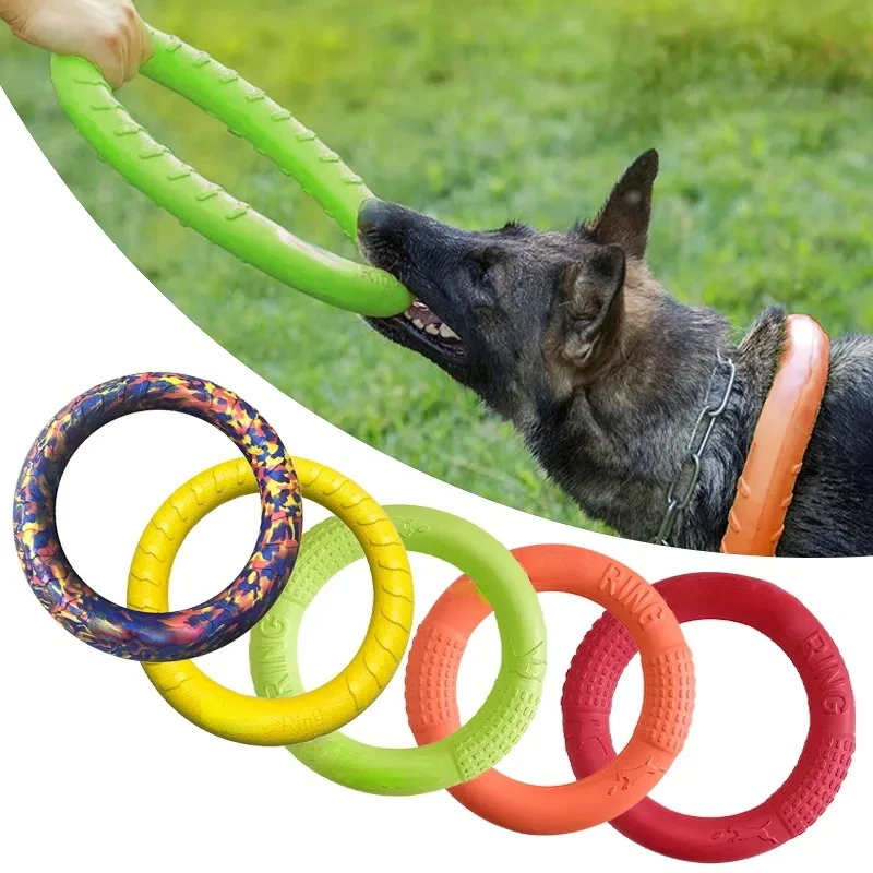 Suction Cup Dog Tug Toy - Köpek oyuncaklar Pet uçan diskler EVA