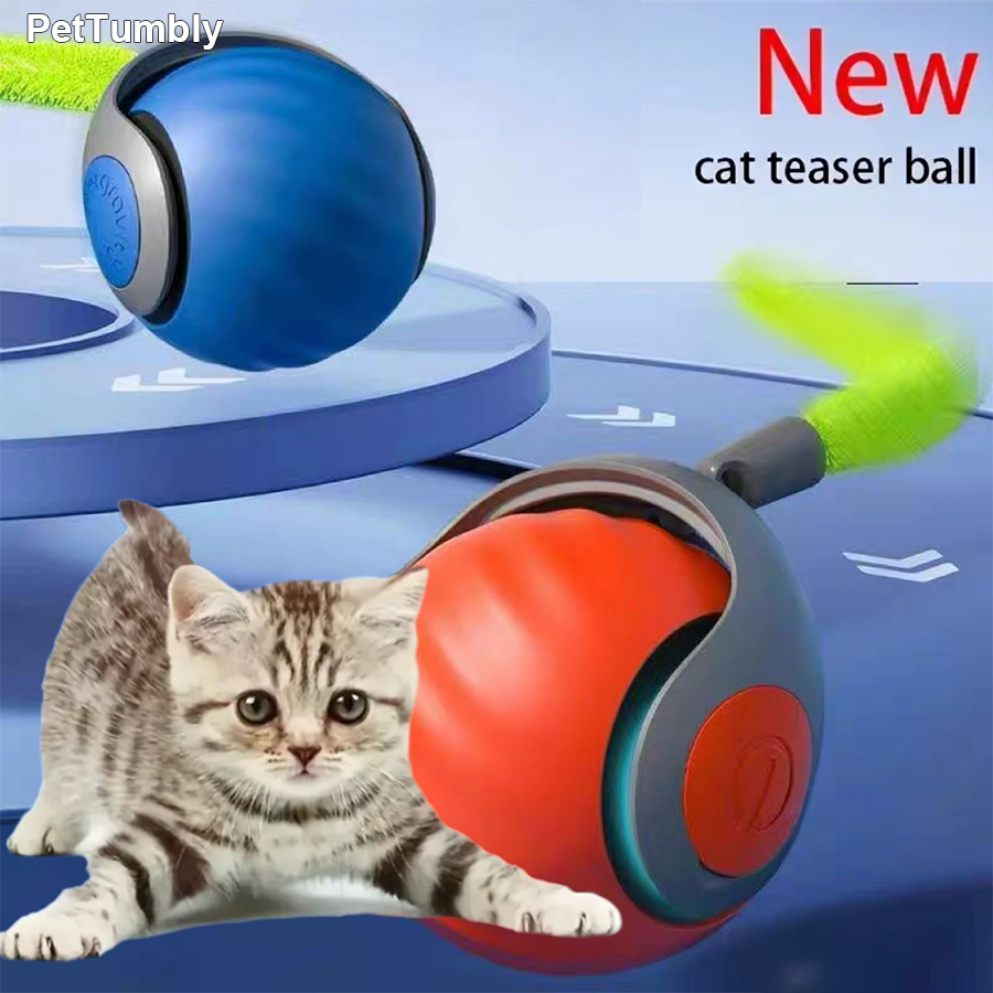 Automatic Moving Dog Ball - Etkileşimli Kedi Oyuncak Topu Otomatik Dönen