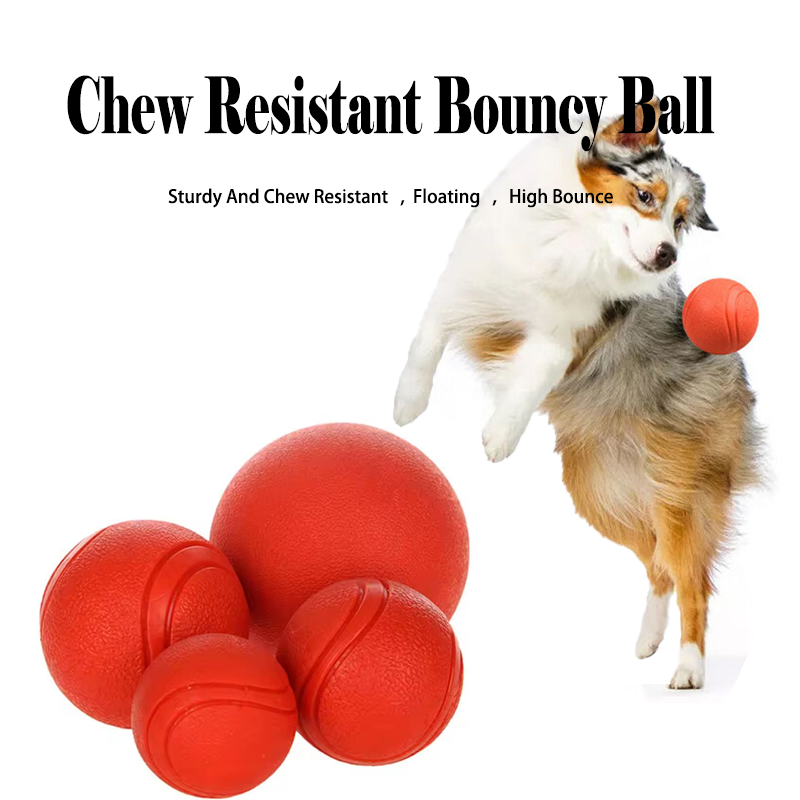 Indestructible Dog Chew Toy - Sağlam Kauçuk Köpek Zıplayan Topu Yok