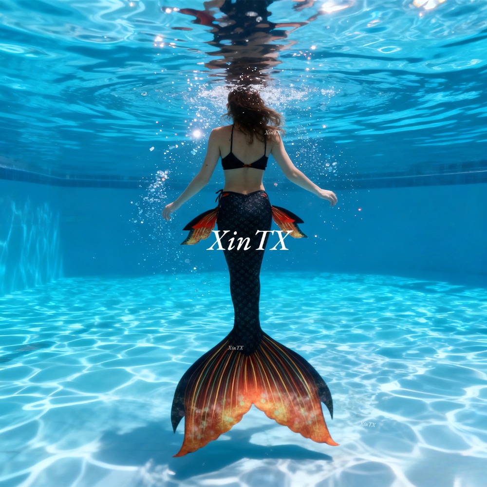Aquarium - Akvaryum Dalış Gösterileri için Eşleşen Sütyenli