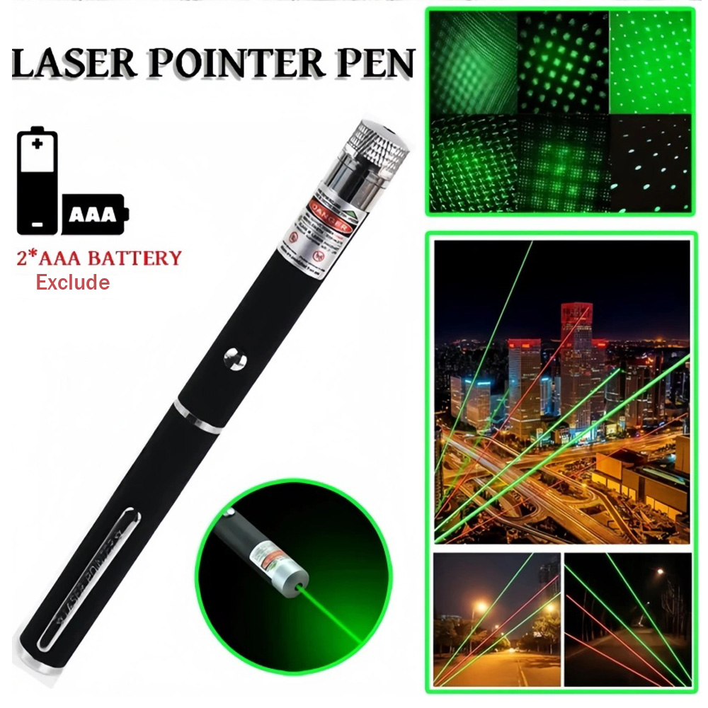 Laser Pointer Cat Toy Automatic - (Pil sağlamayın) Yeşil Kırmızı Lazer İşaretleyici