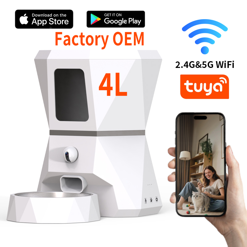 Pet Feeders - En Yüksek Kalite 4L Tuya APP