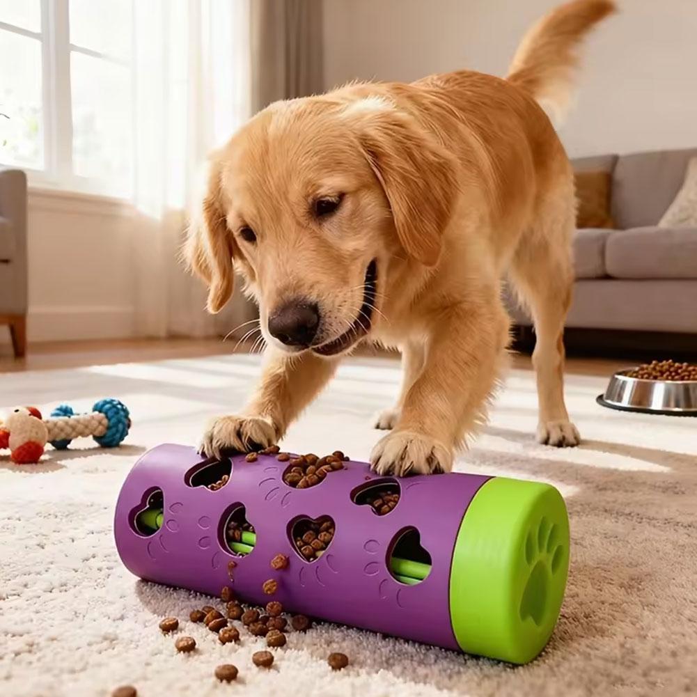 Interactive Squeaky Plush Dog Toy - Etkileşimli Çıkarılabilir Evcil Hayvan Yavaş Besleyici