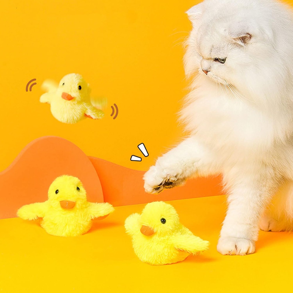 Catnip Interactive Plush Mouse - Elektrikli Ördek Kedi Oyuncağı İnteraktif Peluş