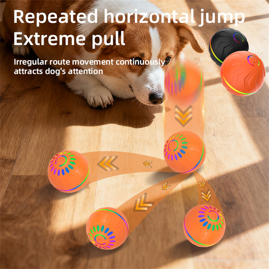 Automatic Moving Dog Ball - İnteraktif Akıllı Köpek Oyuncakları Topları -