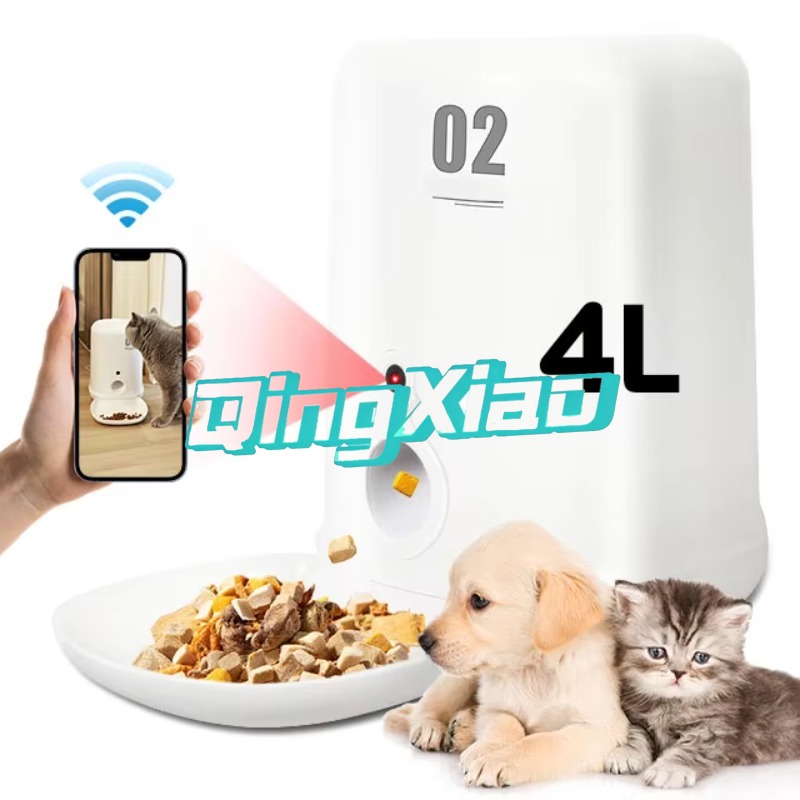 Pet Feeders - Tam Otomatik Akıllı 4L Paslanmaz Çelik
