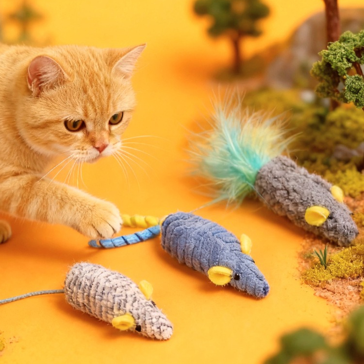 Kedi Oyuncakları 3 adet Peluş  - Catnip Interactive Plush Mouse incelemesi ve fiyatı