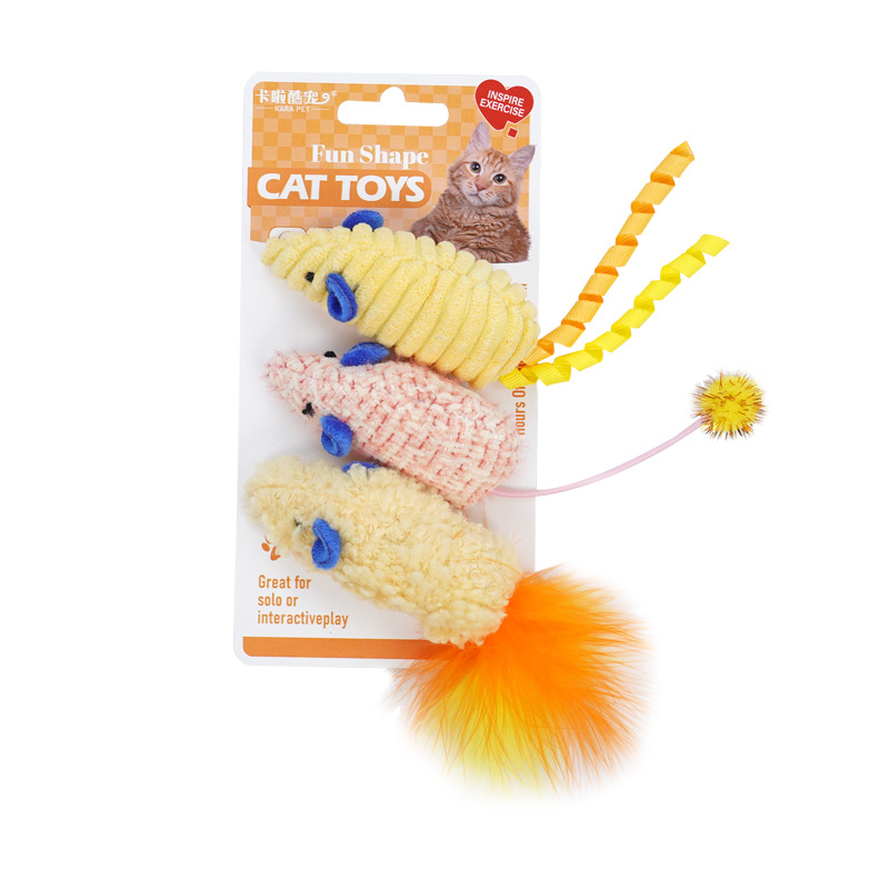 Kedi Oyuncakları 3 adet Peluş  - Catnip Interactive Plush Mouse incelemesi ve fiyatı