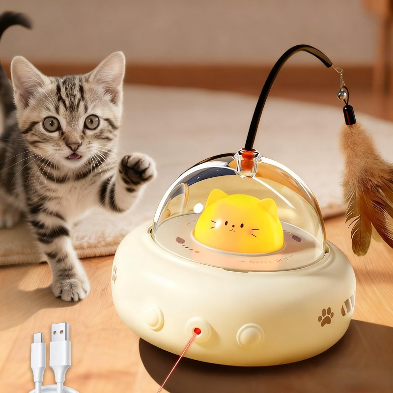 Düşük Gürültülü 2'si 1 Arada Ş - Laser Pointer Cat Toy Automatic incelemesi ve fiyatı