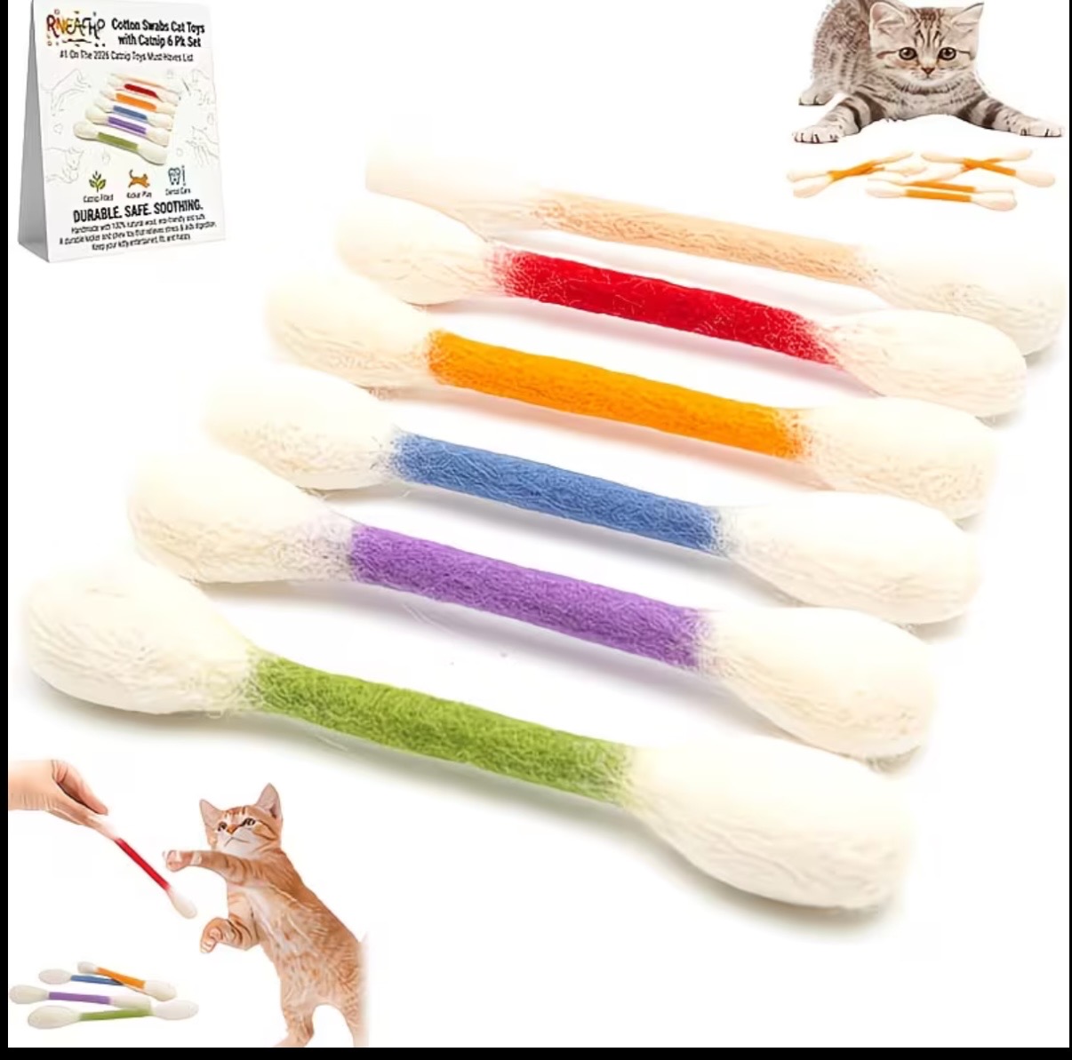 6'sı 1 Arada Kedi Oyuncak Seti - Catnip Interactive Plush Mouse incelemesi ve fiyatı