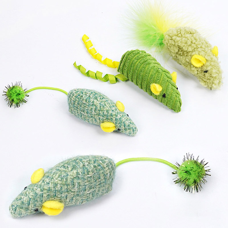 3 adet Gerçekçi Fare Peluş Ked - Catnip Interactive Plush Mouse incelemesi ve fiyatı