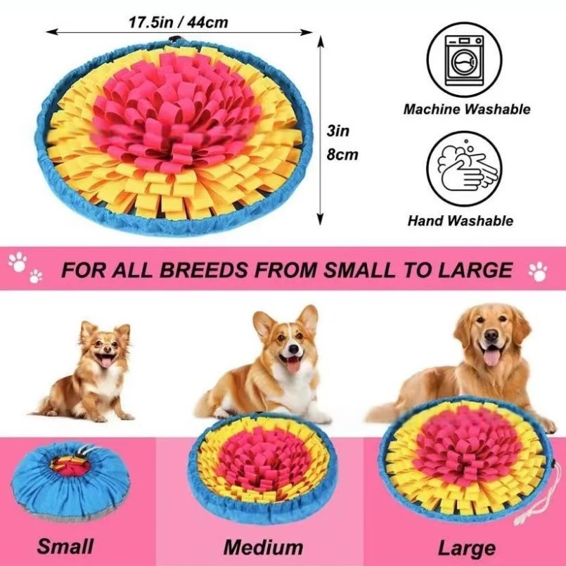 Yeni Pet Koklama Pedi Çiçek şe - Snuffle Mat For Dogs incelemesi ve fiyatı