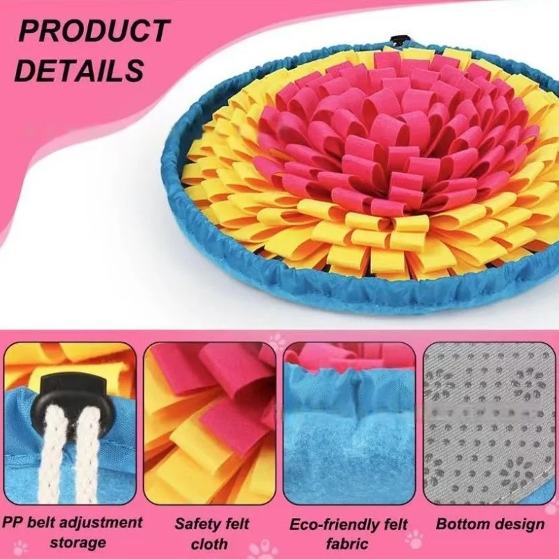 Yeni Pet Koklama Pedi Çiçek şe - Snuffle Mat For Dogs incelemesi ve fiyatı
