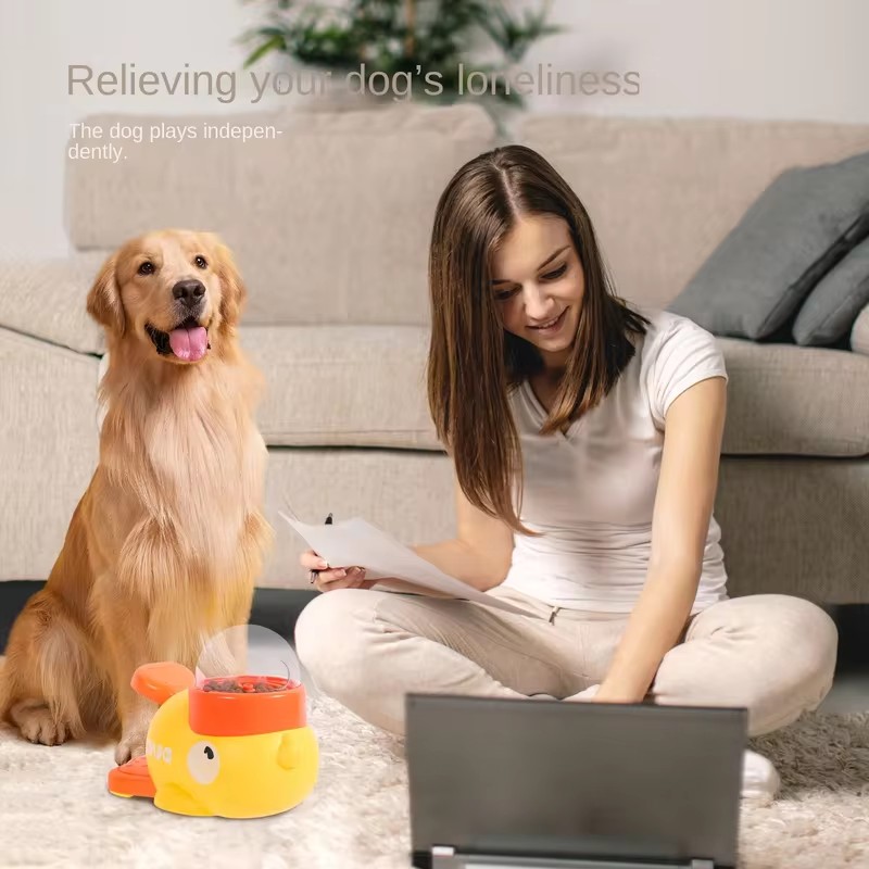 Çizgi Film Ördek Şeklinde İnte - Dog Puzzle Feeder Toy incelemesi ve fiyatı