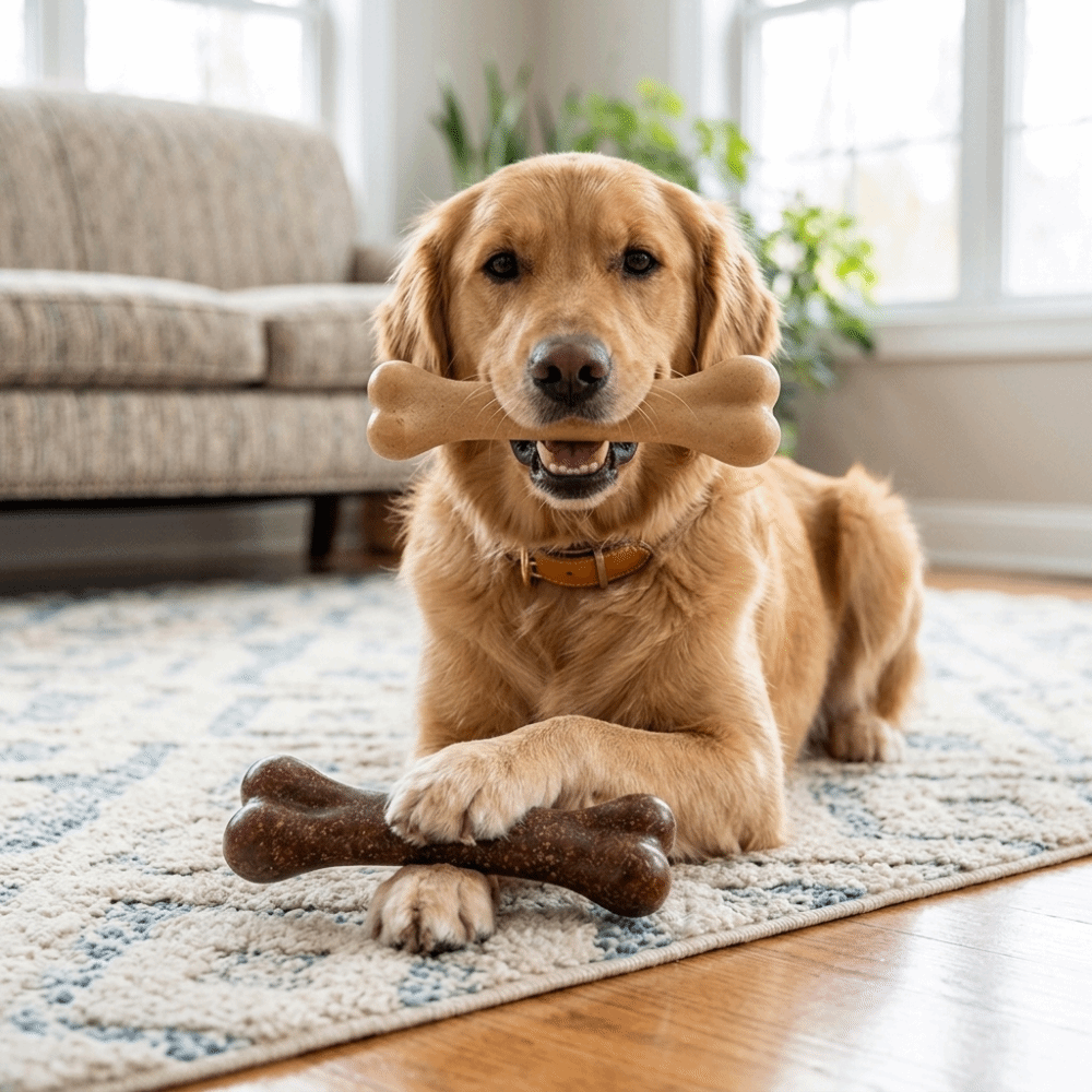 Kemik Şeklindeki Çiğneme Oyunc - Teeth Cleaning Dog Chew Bone incelemesi ve fiyatı