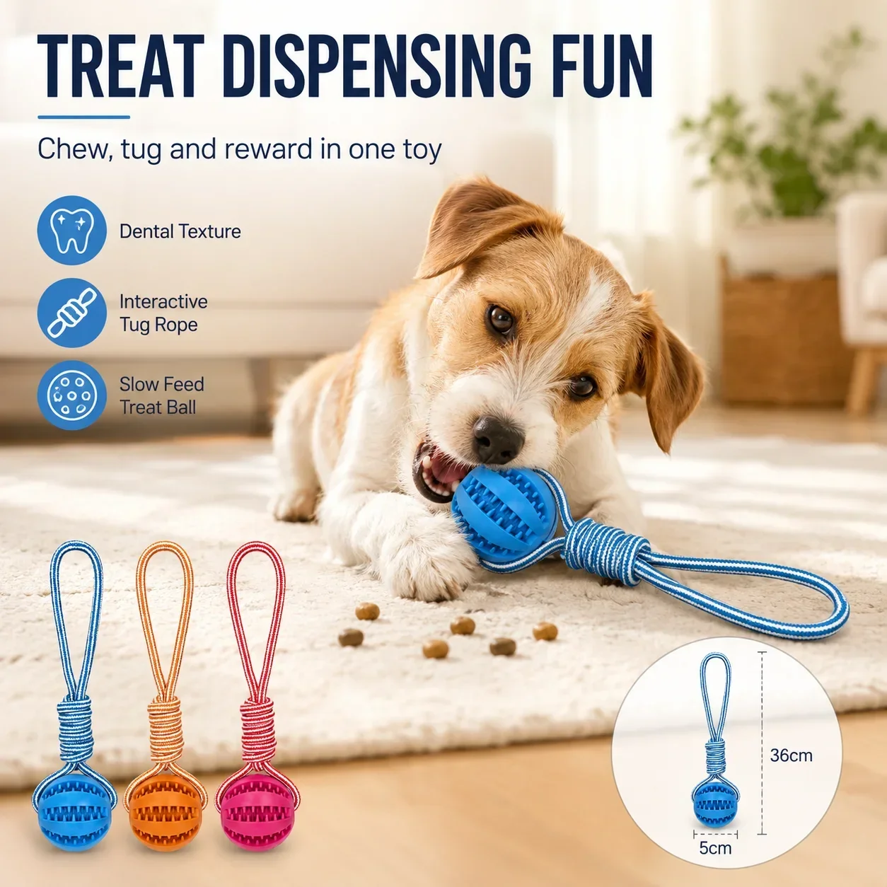 Sızdıran Kauçuk Köpek Topu Oyu - Rubber Treat Dispensing Dog Toy incelemesi ve fiyatı