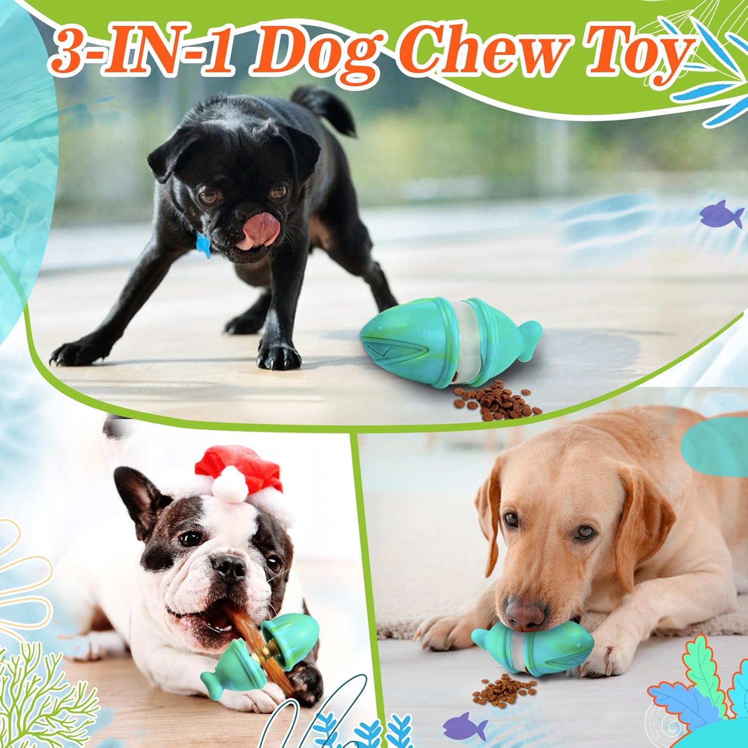2'si 1 Arada Ödül Dağıtıcı Çiğ - Rubber Treat Dispensing Dog Toy incelemesi ve fiyatı