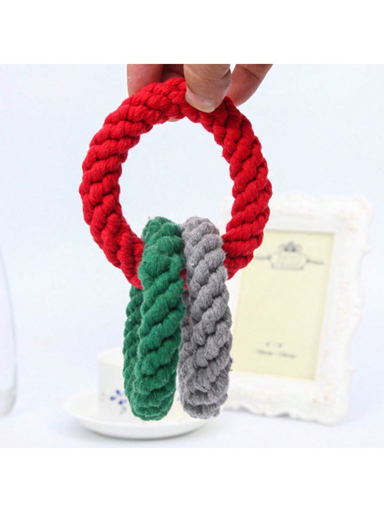 1 adet Büyük Dayanıklı Çiğneme - Dog Rope Toy Aggressive Chewers incelemesi ve fiyatı
