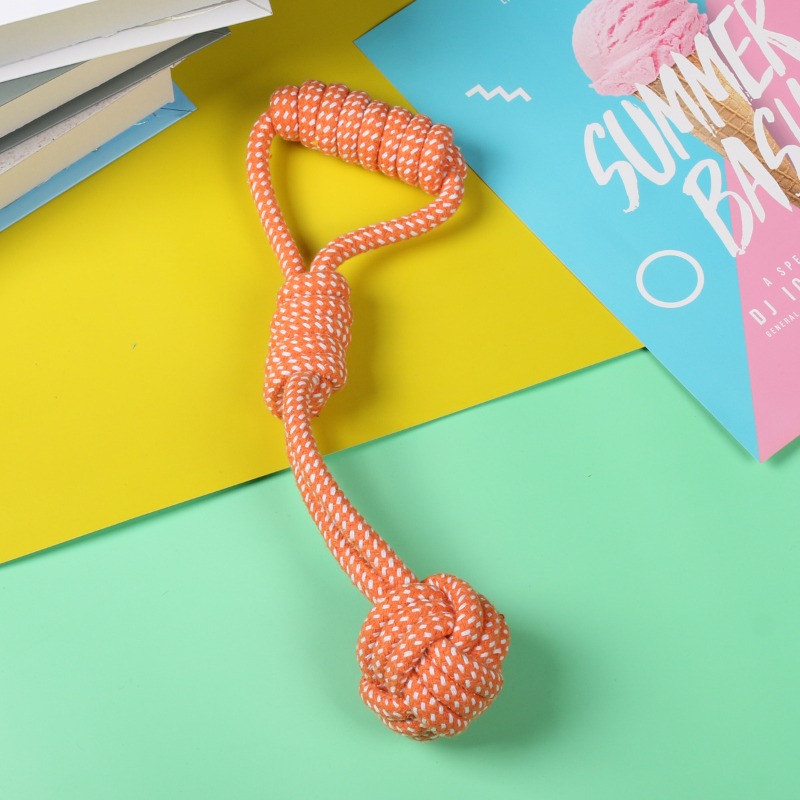 1 Adet Tenis Toplu Düğüm Çiğne - Dog Rope Toy Aggressive Chewers incelemesi ve fiyatı