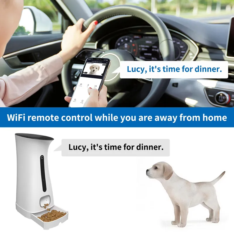 Ses ve Video Kaydı İçin Wifi E - Pet Feeders incelemesi ve fiyatı