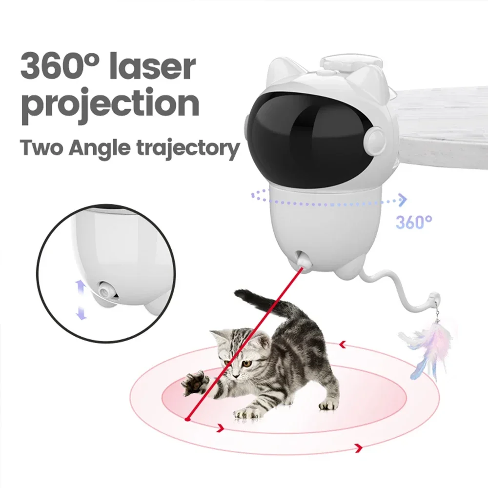 360 Derece Dönen İnteraktif Ke - Laser Pointer Cat Toy Automatic incelemesi ve fiyatı