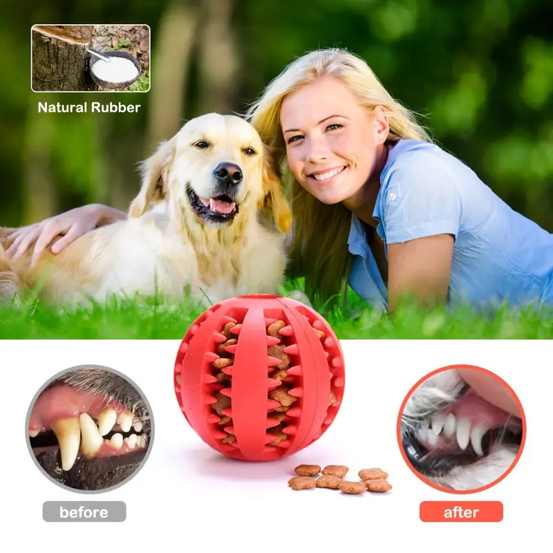 Etkileşimli Köpek Oyuncak Topu - Rubber Treat Dispensing Dog Toy incelemesi ve fiyatı