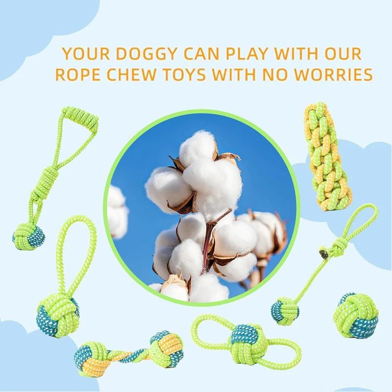 1/7 Paket Ağır Hizmet Tipi Köp - Dog Rope Toy Aggressive Chewers incelemesi ve fiyatı
