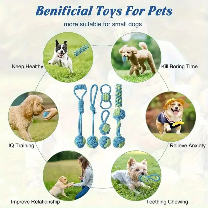 1/7 Paket Ağır Hizmet Tipi Köp - Dog Rope Toy Aggressive Chewers incelemesi ve fiyatı